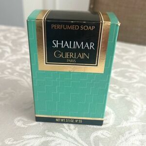 Shalimar Guerlain Perfumed Soap Rare Vintage New In Box! 3.5oz